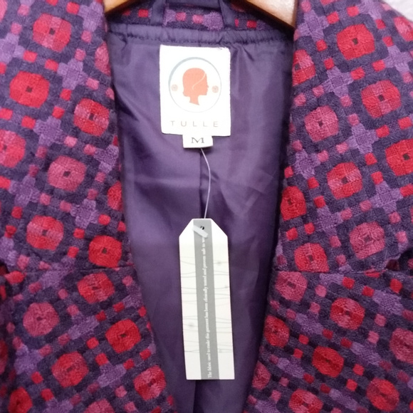 Anthro Tulle Coat - Picture 3 of 7